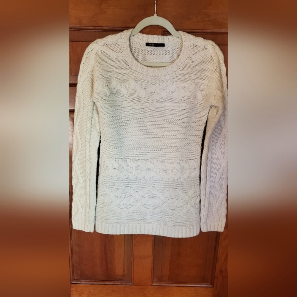 Maje wool cable knit sweater